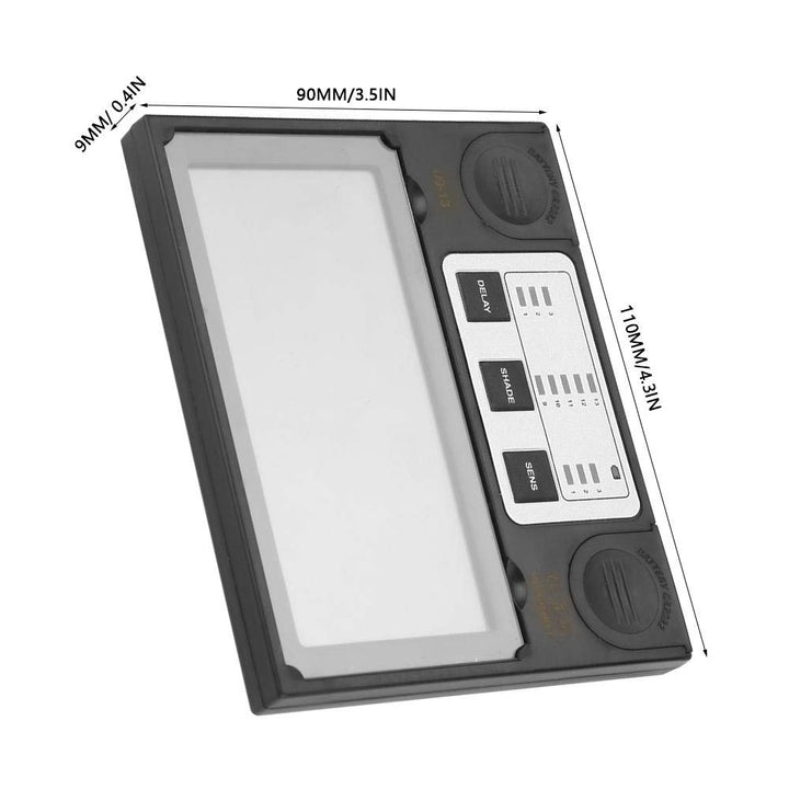 Schweisshelm Objektiv, 110 x 90 mm Solarpanel Schweisshelm Objektiv, Schweissmaske Glas Auto Darkeni