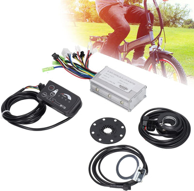 VGEBY Elektrofahrrad-Umrüstsatz, 36-V-48-V-Fahrrad-Geschwindigkeitsregler-Kit mit S810-Panel für 250