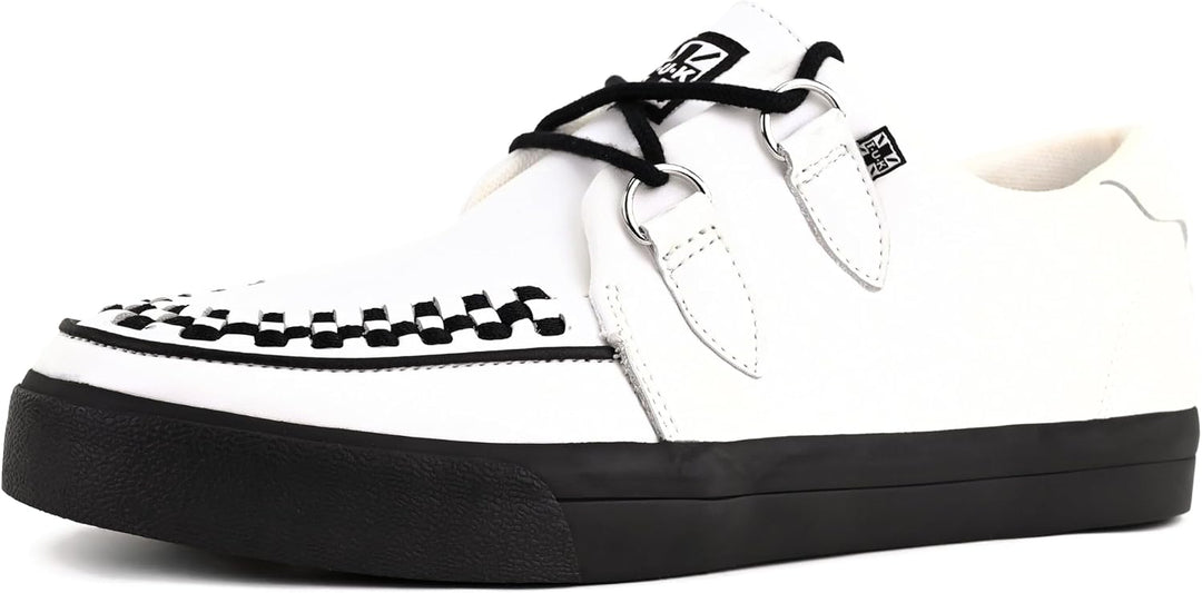 T.U.K. Leather Creeper Sneaker - Herren &amp; Damen Schuhe - Punk, Gothic, Emo und Rockabilly Style Lede