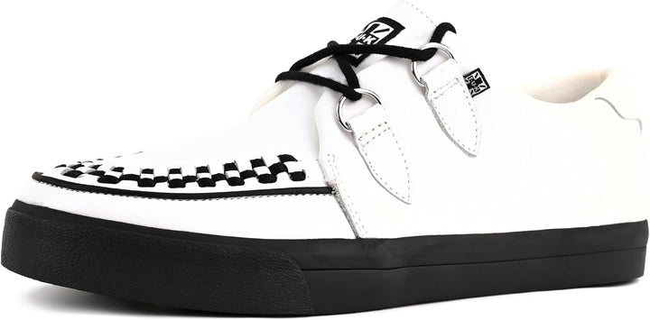 T.U.K. Leather Creeper Sneaker - Herren &amp; Damen Schuhe - Punk, Gothic, Emo und Rockabilly Style Lede