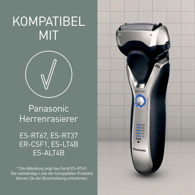 Panasonic WES9087Y1361 Ersatzscherfolie für ES-LL41/21, ES-GA21, ES-LT71/31, ES-RT87/67/47/37/53/33,