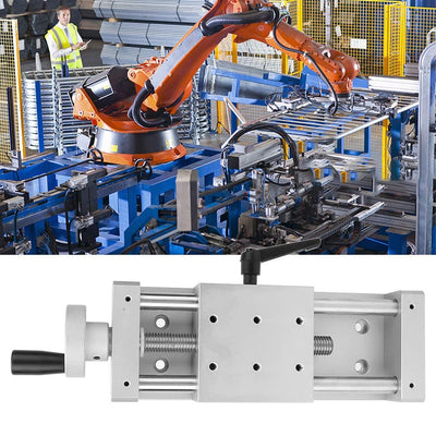 Manueller Linearschlitten，Aluminiumlegierung hoher Genauigkeit Linearschienenbühnenkreuz Linearschie