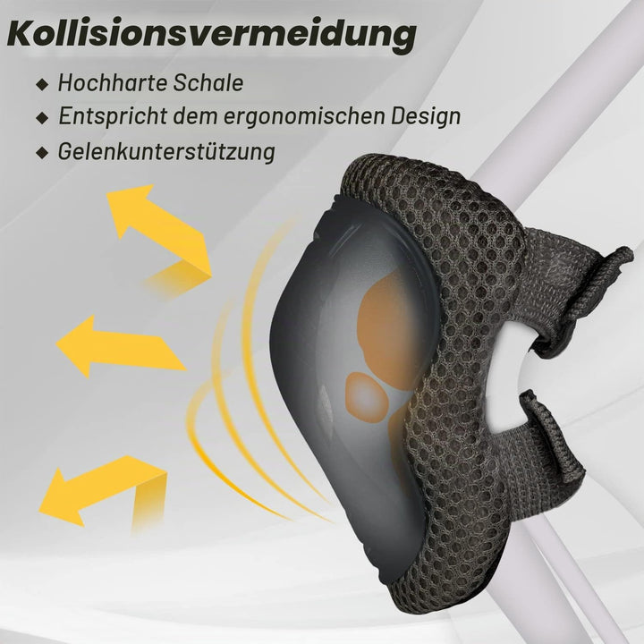 Kinder Schutzausrüstung 2-10 Jahre – Knieschoner, Ellenbogenschoner für Inliner, Rollschuhe, Skatebo