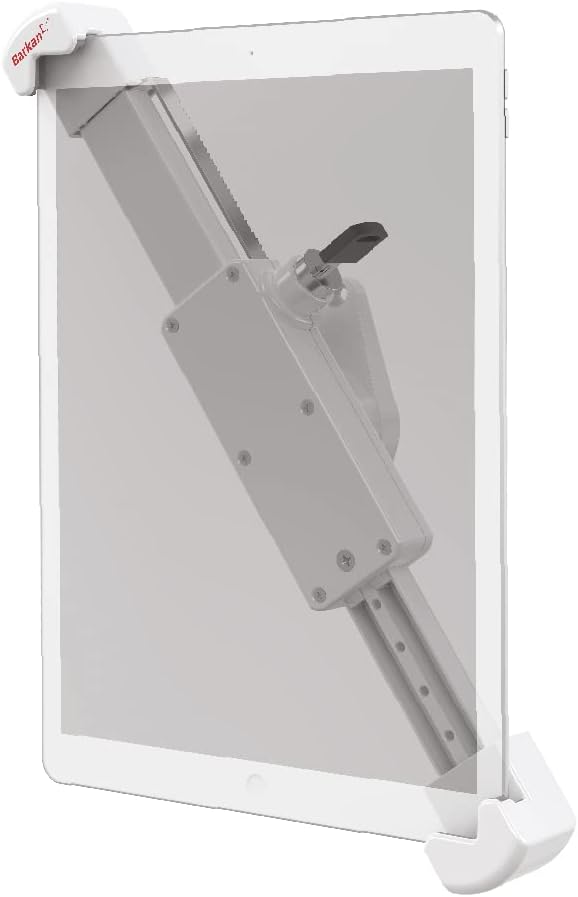 Barkan Lockable Tablet Mount Holder for 8.7-12 inch Devices, Anti-Theft, Fixed, 360 Degree Rotation