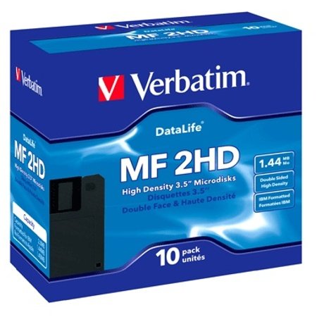 10er-Pack Disketten MF2HD VERBATIM (Formatiert)