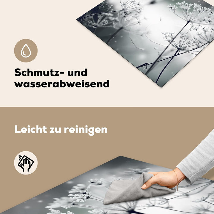 KitchenYeah© Herdabdeckplatte Einteilig Herdabdeckung Abdeckplatte für Ceranfeld Abdeckung Induktion
