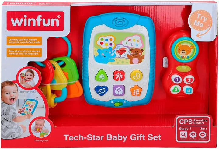 winfun 46329 Tablet Set mit Zubehör für Babys Tablett und Zubehörteile, Tablett und Zubehörteile