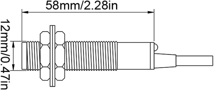 Irfora E3F-20C1 3-mm-strahl-Lichtschranke Trough-Beam-Infrarotsensoren NPN-Schalter mit LED-Induktio