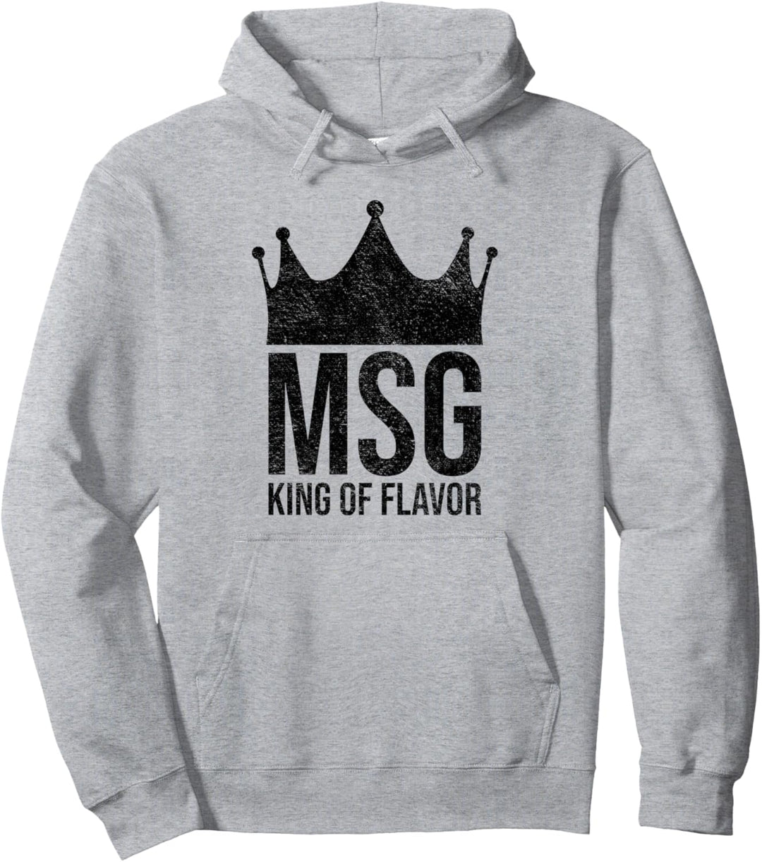 MSG King of Flavor Monodium, Glutamat-Salz auf Rissen Pullover Hoodie