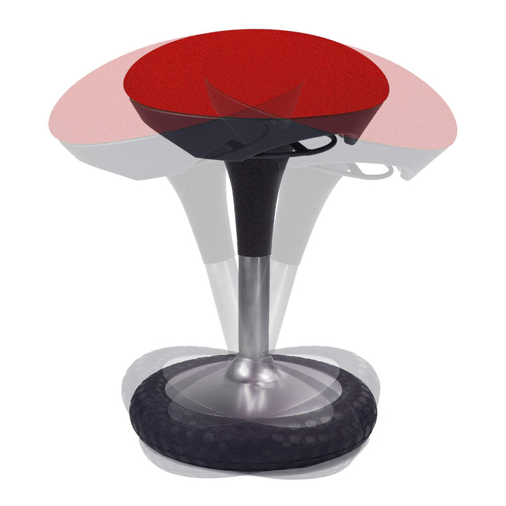 Topstar Bürohocker Sitness 20 rot, Rot