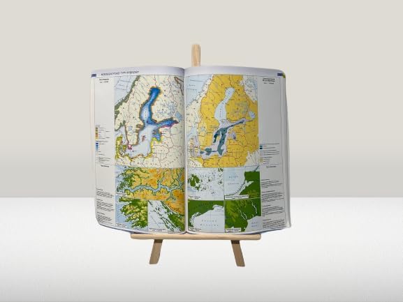 STANDSTAFFELEI Staffelei Dreifuss aus Holz - 45 cm Hoch - Mini Staffelei für Präsentation von Gemäld
