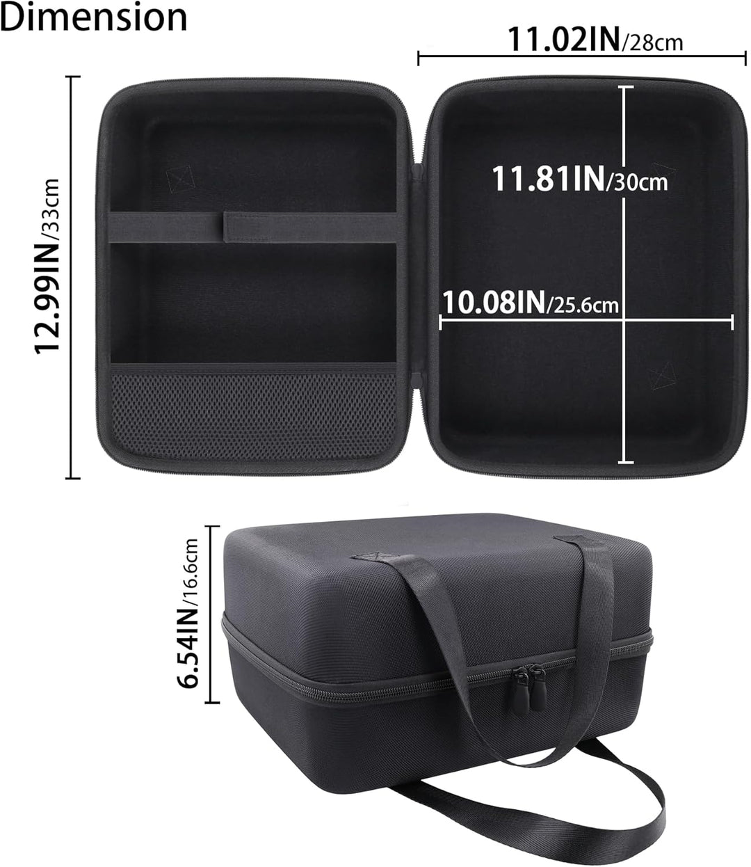 co2CREA Hart Reise Schutz Hülle Etui Tasche für EF ECOFLOW Tragbare Powerstation River 2 256Wh LiFeP