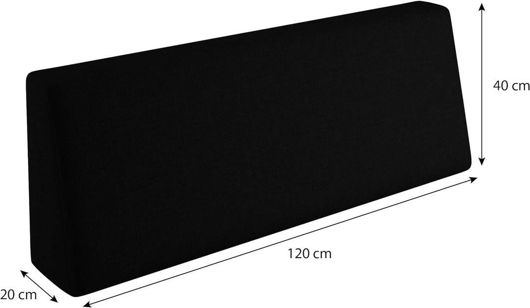 sunnypillow Palettenkissen mit abnehmbarem Bezug Kaltschaum Palettenauflage Palettenpolster Paletten