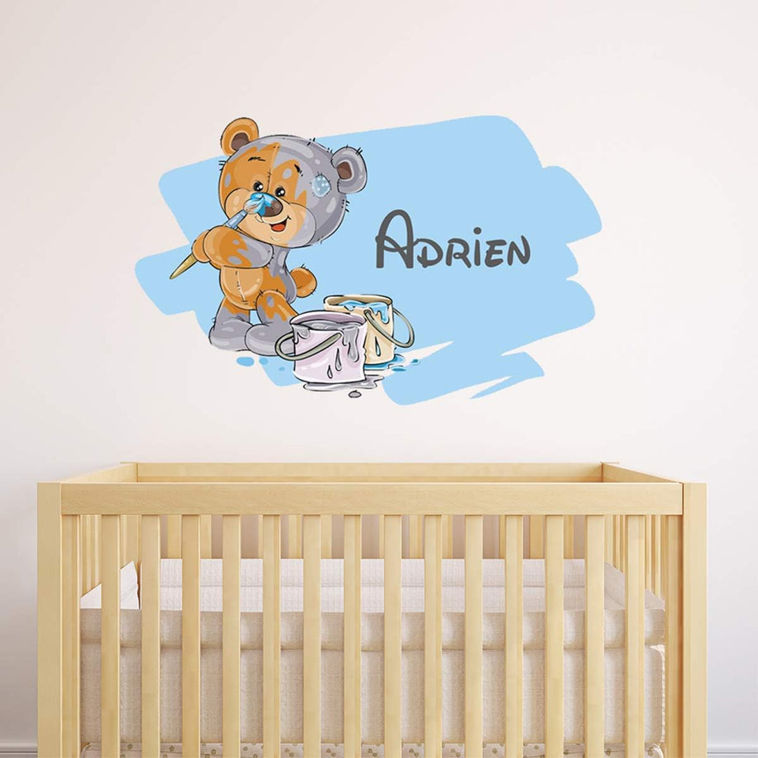 Sticker für Kinder | Wandaufkleber Mess – Wanddekoration Kinderzimmer - 140 x 60 cm