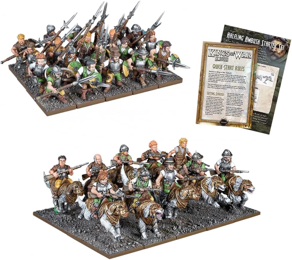 Mantic Games Kings of War Ambush Halfling Starter-Set