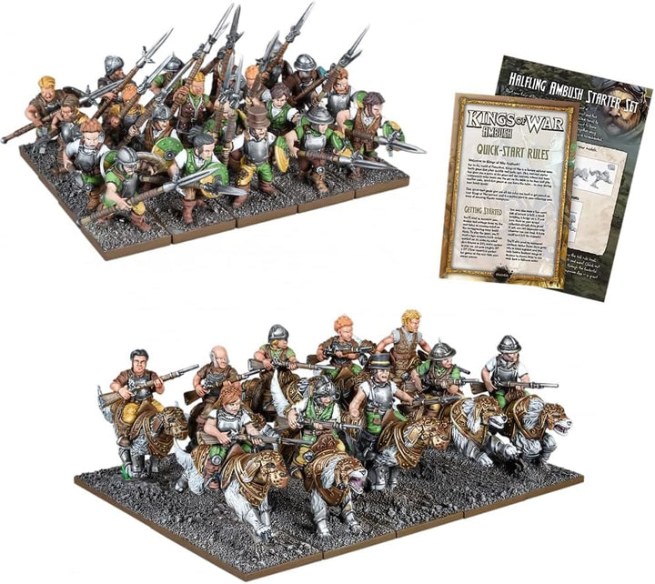 Mantic Games Kings of War Ambush Halfling Starter-Set