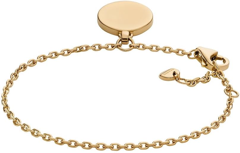 Skagen Damenarmband, Edelstahlarmband Goldfarbe, Goldfarbe