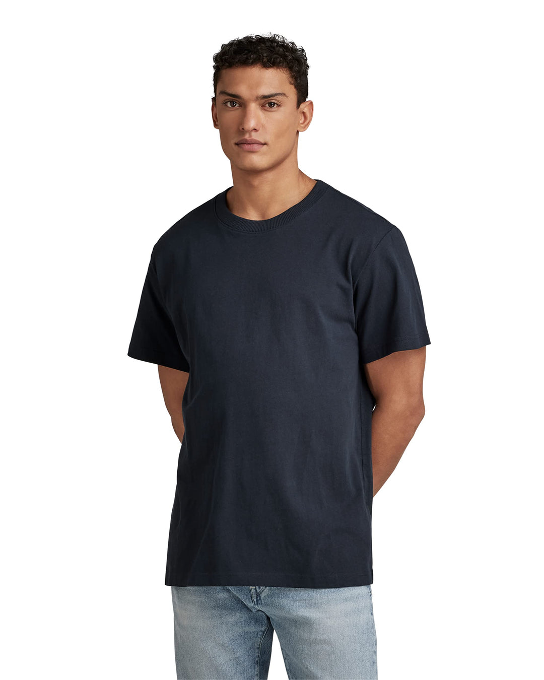 G-STAR RAW Herren Loose R T Ss Hemd M Blau (Salute D23337-c336-c742), M Blau (Salute D23337-c336-c74