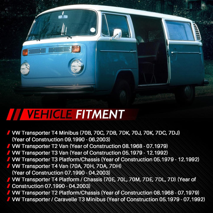 4x Auto Türschloss Stellmotor Zentralverriegelung Ersatz für T4 1990-2003 Teilenummer 7D0959781A 701