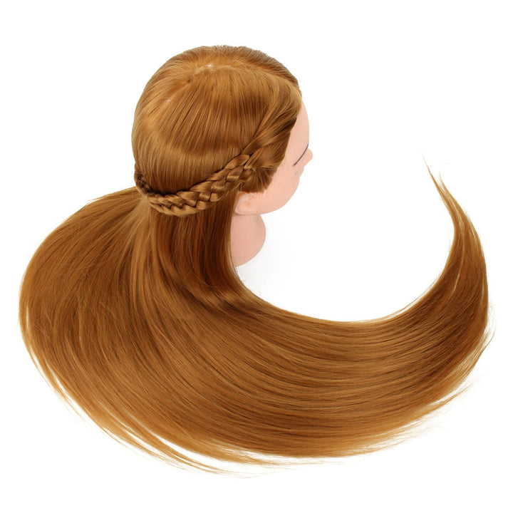 Beavorty Kosmetologie Übungskopf Braiding Mannequin Head Haarstyling Trainingskopf Mit Haare Für Fri