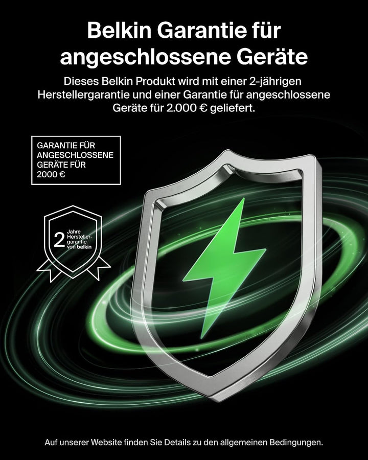 Belkin BoostCharge 5000mAh Magnetische Power Bank, USB-C-Port – Schwarz | 5K Powerbank Kabellos, Mag