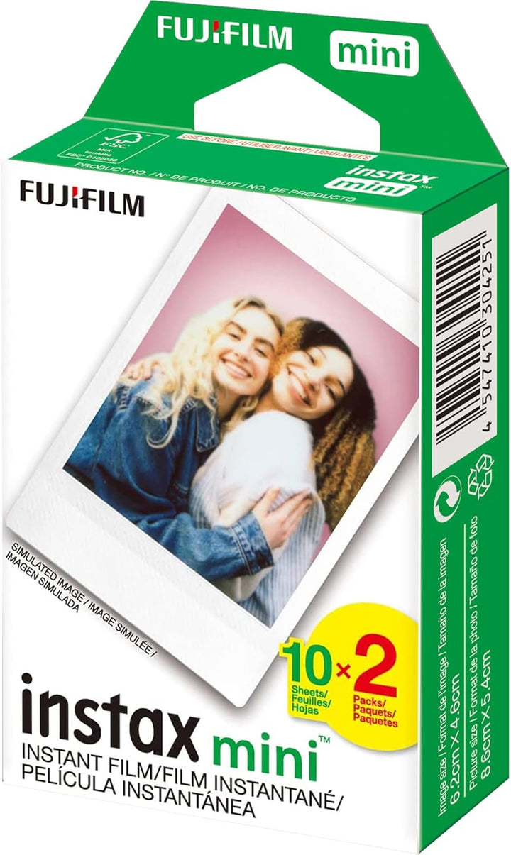 Fujifilm Instax Mini 100 Sofortbildfilm für Fuji 7s 8 25 50s 90 300 Sofortbildkamera, Share SP-1 Wei