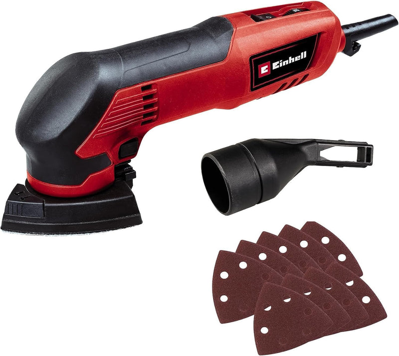 Einhell Deltaschleifer TC-DS 20 E (200 W, 2 mm Schwingkreis, bis 22.000 min-1 Schwingzahl, Drehzahlr