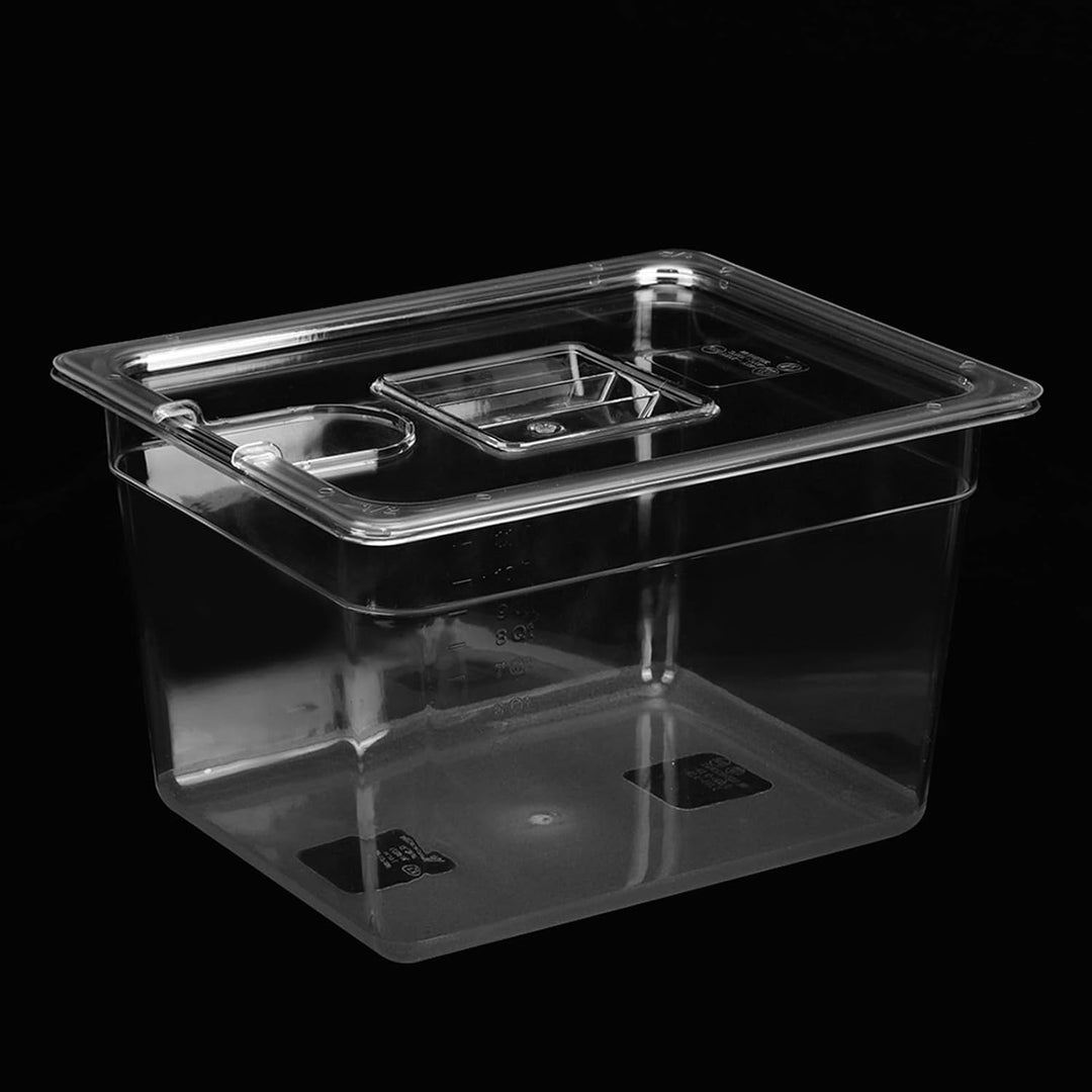 Zusammenklappbarer Sous-Vide-Behälter mit Deckel mit Klappdeckel, 11 L Fassungsvermögen 265 X 325 X