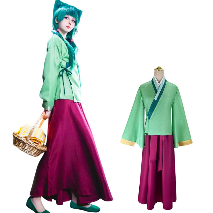 CR ROLECOS Anime The Apothecary Diaries Jinshi Cosplay Kostüm Maomao Charakter Uniform Robe Anzieh O