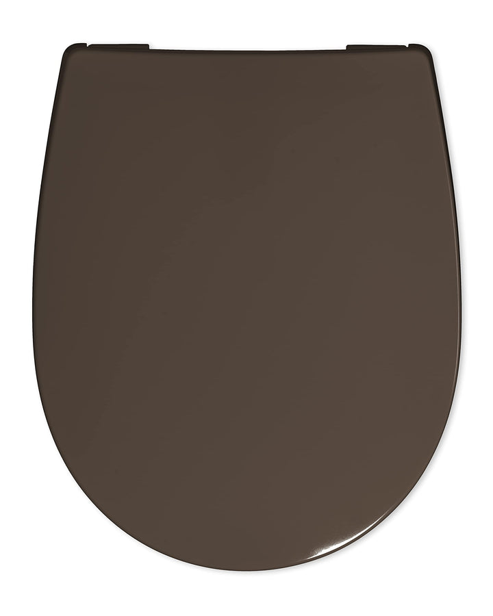 Hamberger WC-Sitz "Passat" (Toilettensitz mit SoftClose, Farbe balibraun, Scharnier Edelstahl C0202Y