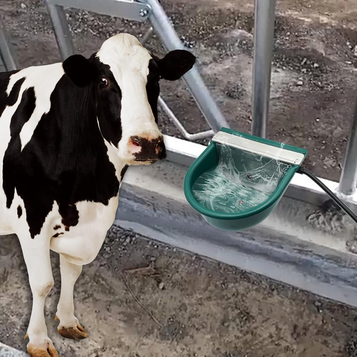 Svauoumu Pferdetränke Beheizbar Tränkebecken Pferd Beheizter Frostsicher Pferdetränke,mit Verstellba