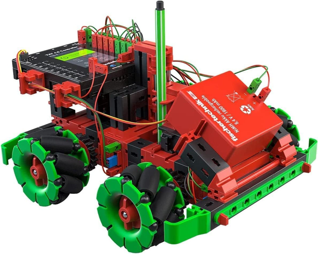 fischertechnik 559895 ROBOTICS – Hightech, Bausatz ab 10 Jahren, Experimentierkasten für 9 Roboter M
