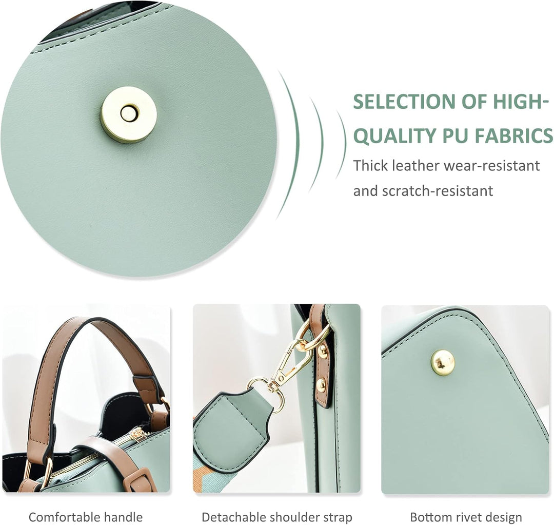 NICOLE & DORIS Damen Handtaschen Klein Schultertaschen Frauen Umhängetasche Stilvolle Beuteltasche H