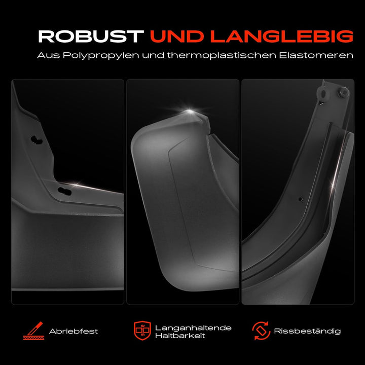 4x Spritzschutz Schmutzfänger für GLE W167 300D 350D 400D 4matic 450 EQ Boost 4matic 2.0L 2.9L 3.0L