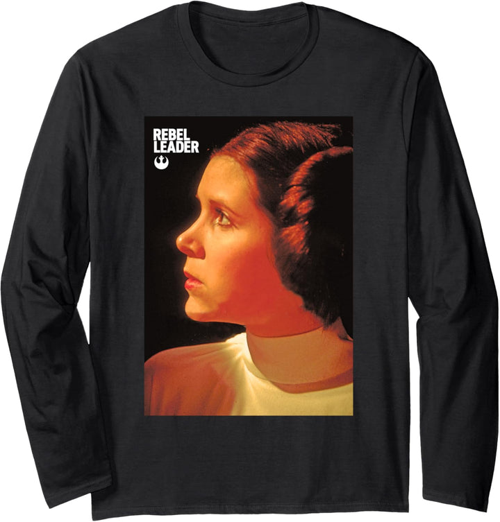 Star Wars Princess Leia Rebel Leader Icon Langarmshirt