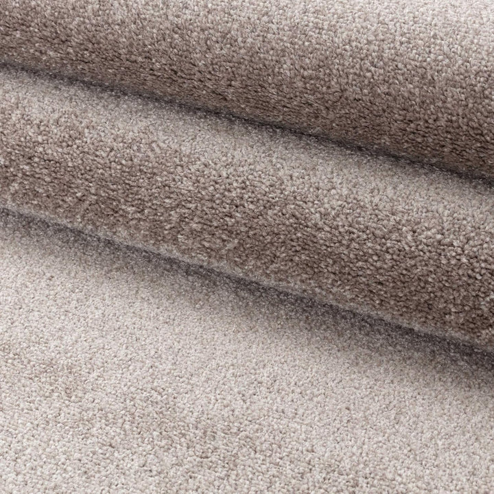 Carpetsale24 Teppich 200x290 cm Beige, Kurzflor, Einfarbig, Modern, Rechteckig, Pflegeleicht, rutsch