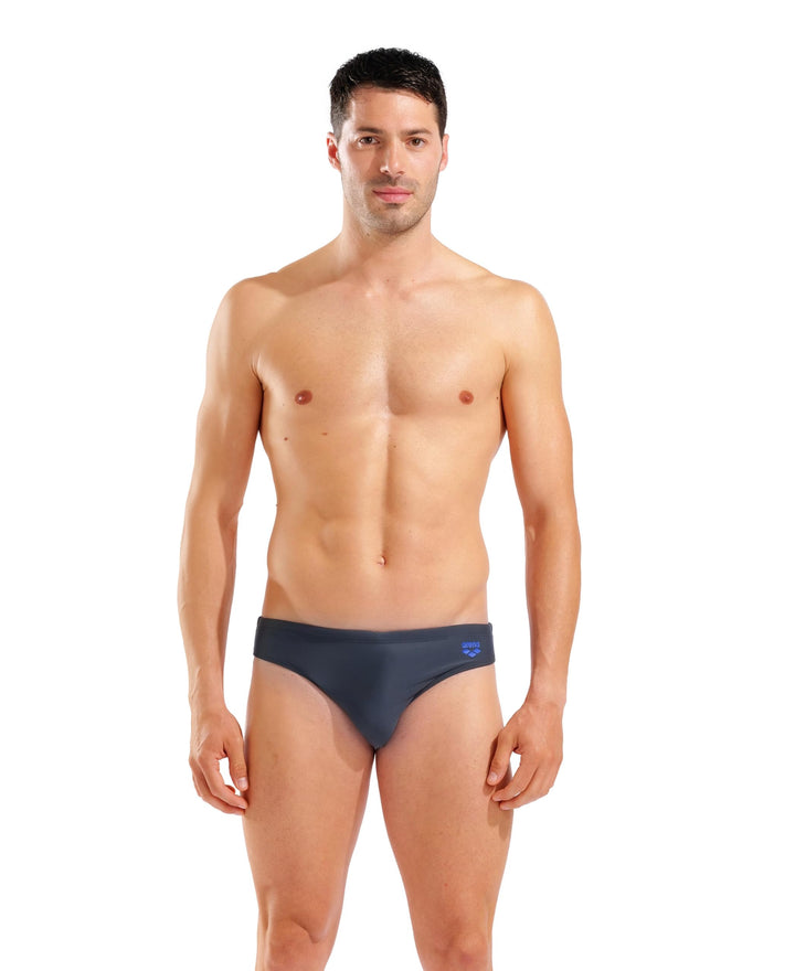 Arena Herren M Dynamo 5.5cm Brief R Swim Briefs 75 Asphalt-neon Blue, 75 Asphalt-neon Blue