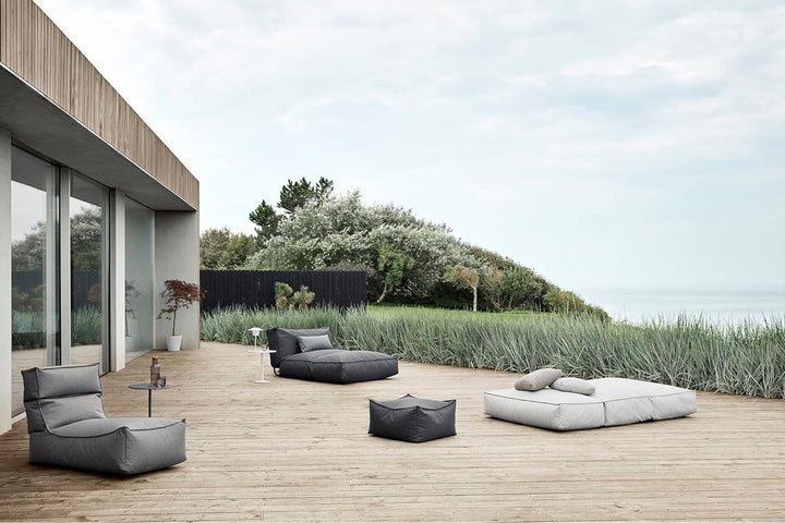 Blomus Outdoor-Lounger -Stay- Sonnenliege Bodenkissen Wasserfest (Stone) Stone One size, Stone One s
