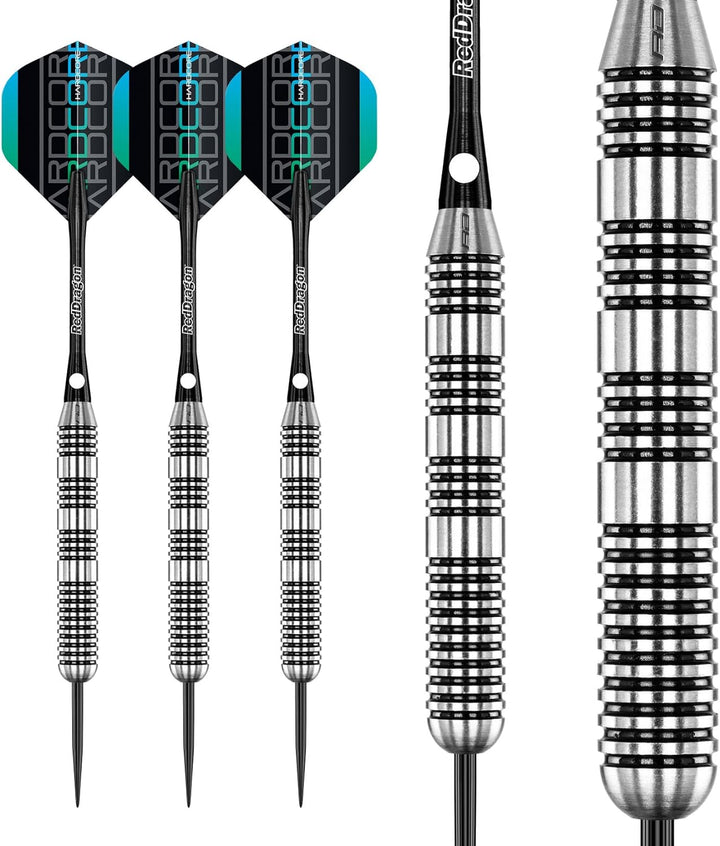 RED DRAGON Bunker Buster 48g Tungsten Darts Set mit Flights und Schäfte