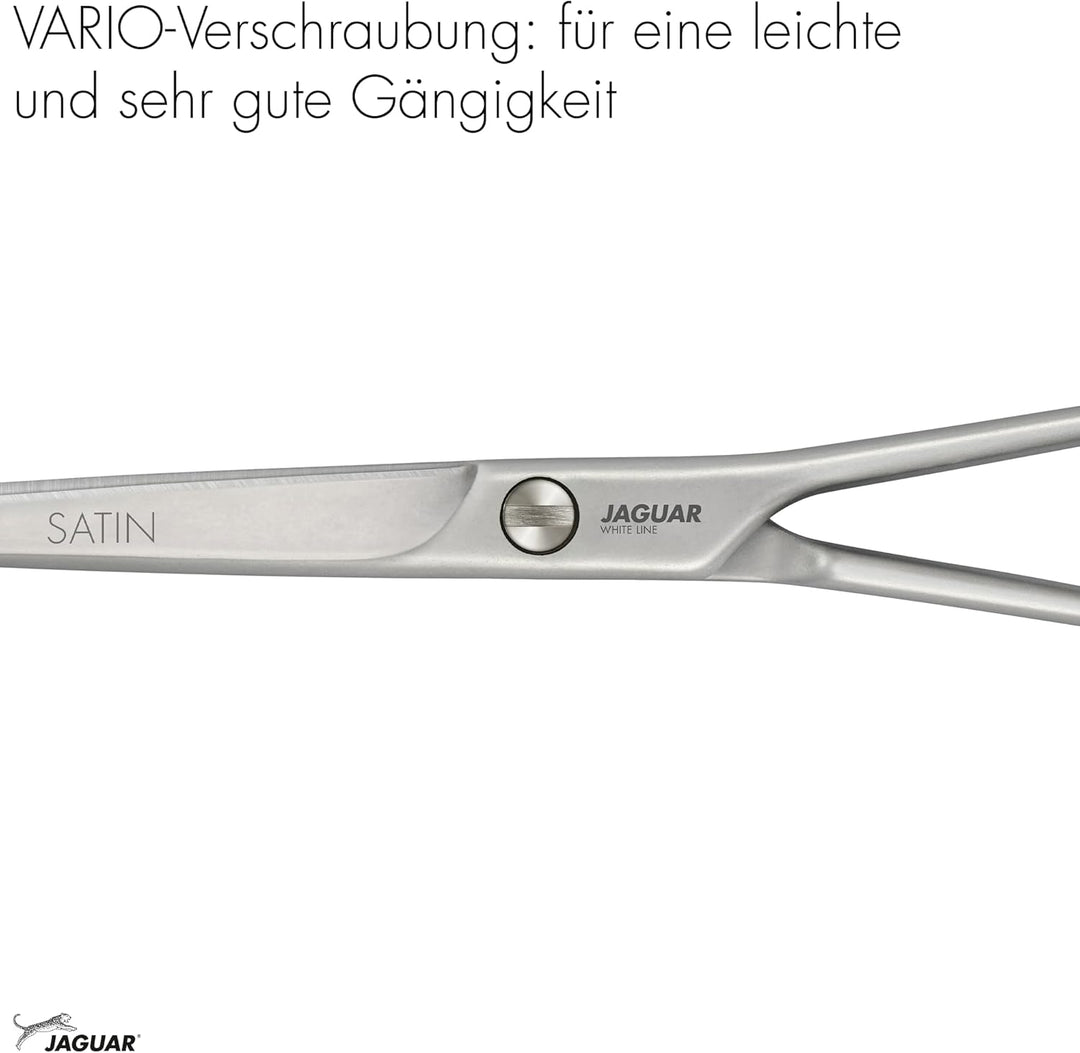 Jaguar 14562 White Line Satin, 7 Zoll, 1er Pack, (1x 1 Stück), 7 Zoll