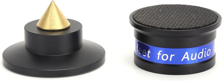 Dpofirs 4 *Isolationsfusspolster, Plattenspieler-Audioisolationspolster-Spikes, Isolationsspitzenpol