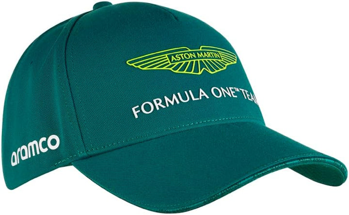 Aston Martin F1, Team Cap, 2023, grün, recycelter Repreve Stoff, One Size, Kinder, Offizieller Merch