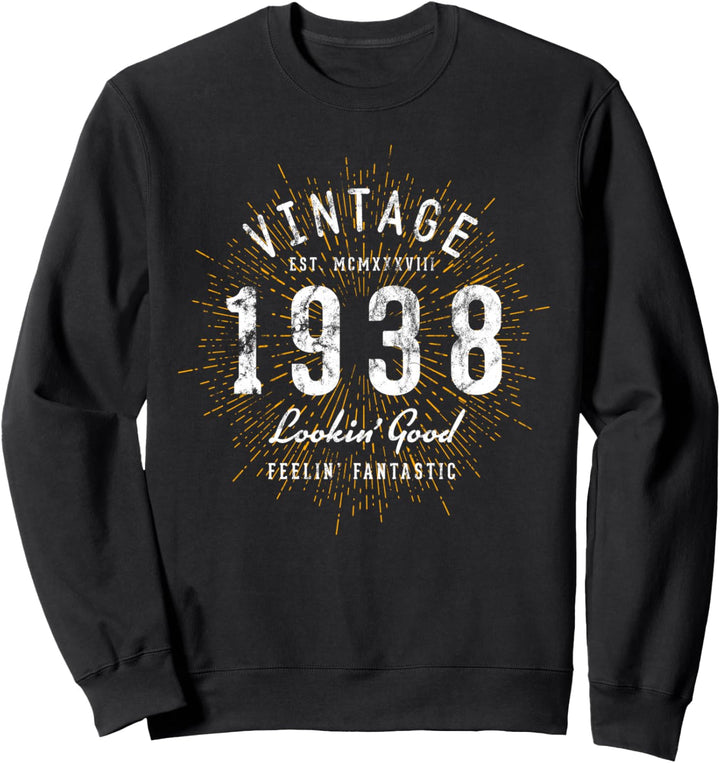 Geburtstag Vintage geboren 1938 Sweatshirt