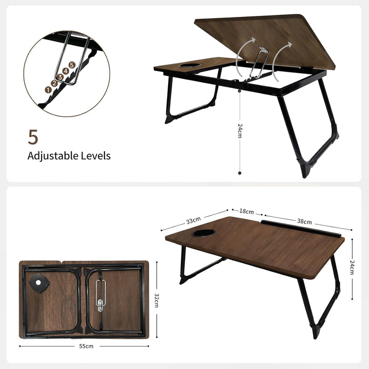 Laptoptisch Bett Klappbar Laptop Betttisch Notebooktisch Bed Table Esstablett Bed Tray FrüHstüCk im