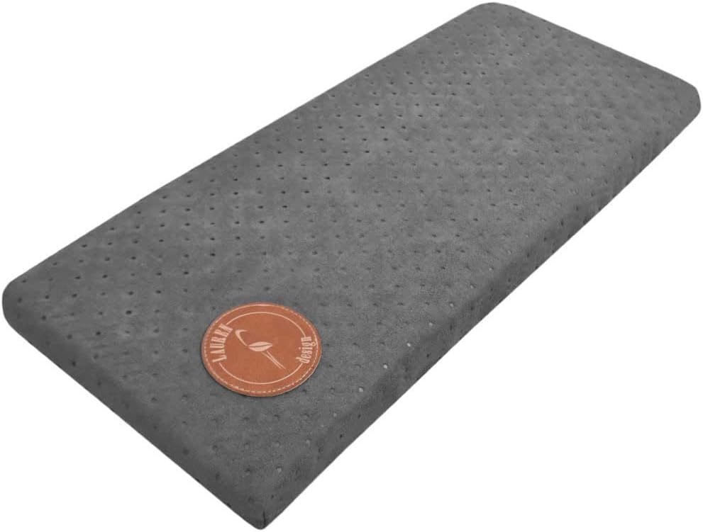 Z4L WauWau Haustier Fensterbank Cleo 50cm x 20cm grau gesteppt 50 x 20 x 3cm (S) Grau, 50 x 20 x 3cm