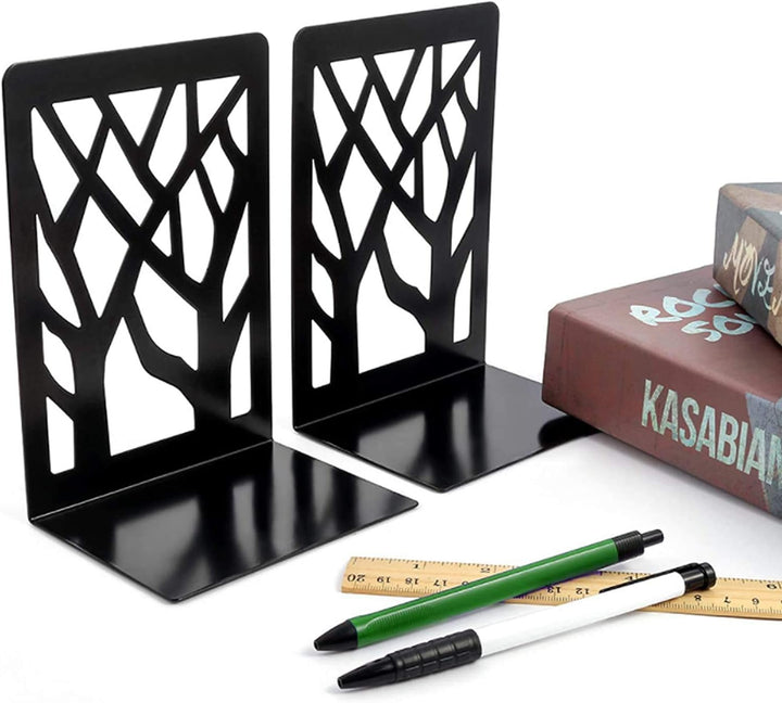 MSDADA Buchstützen, Buchstütze aus Metall Bücher Halter Regal, Bookends Buchstopper, Buchhalterung B