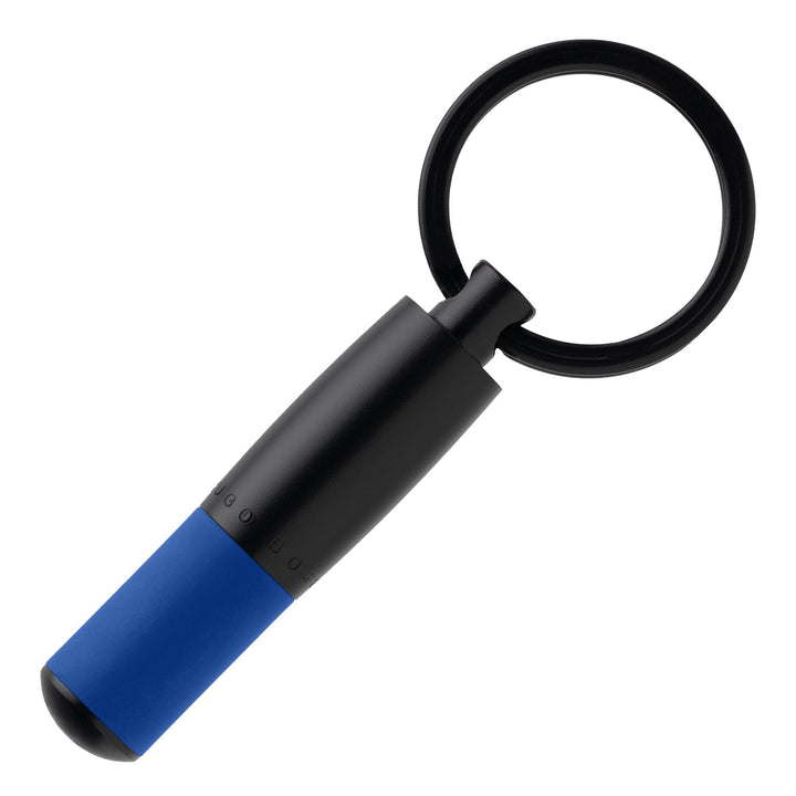 HUGO BOSS Key ring Gear Matrix 13.1 x 54.7 / Ring: 27 mm Blau, 13.1 x 54.7 / Ring: 27 mm Blau