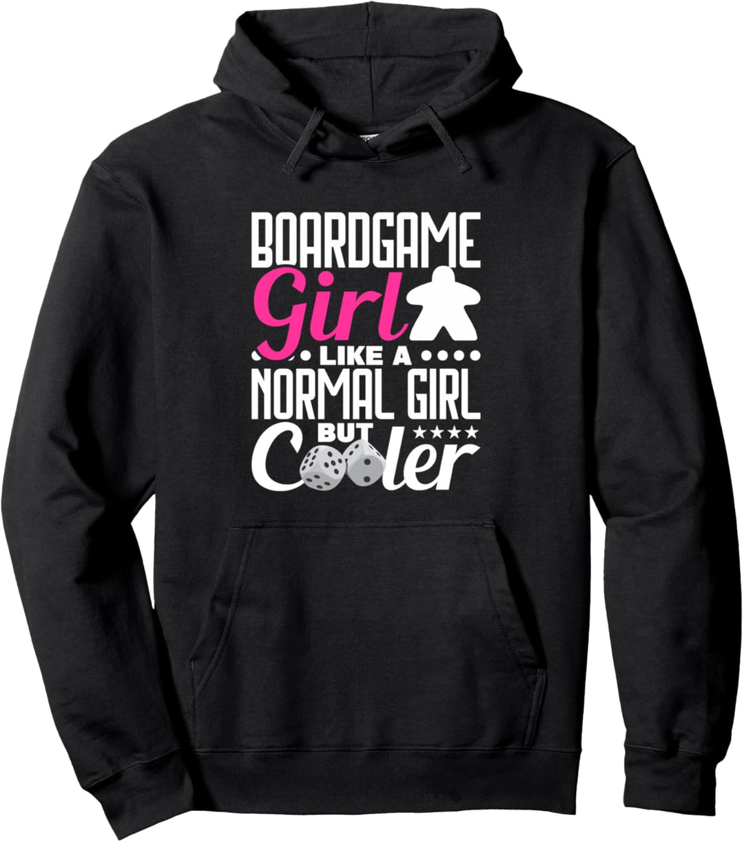 Boardgame girl Brettspieler Brettspiel Brettspiele Pullover Hoodie