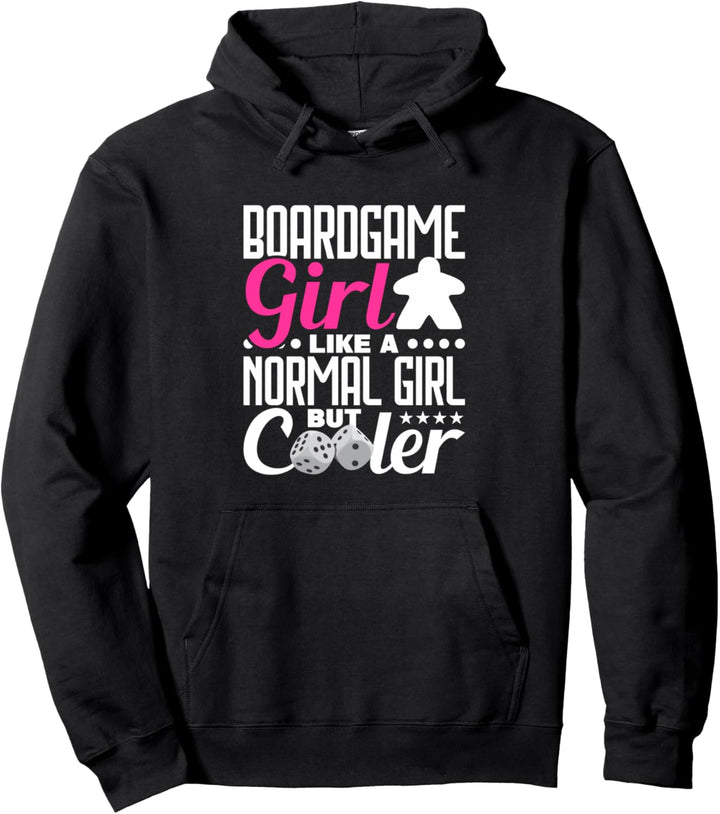 Boardgame girl Brettspieler Brettspiel Brettspiele Pullover Hoodie