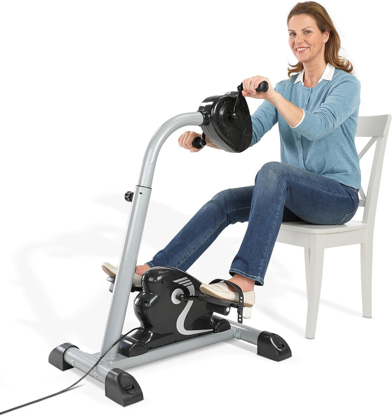 maxVitalis 2in1 Arm und Beintrainer mit Motorunterstützung, Elektro Heimtrainer höhenverstellbar, pa